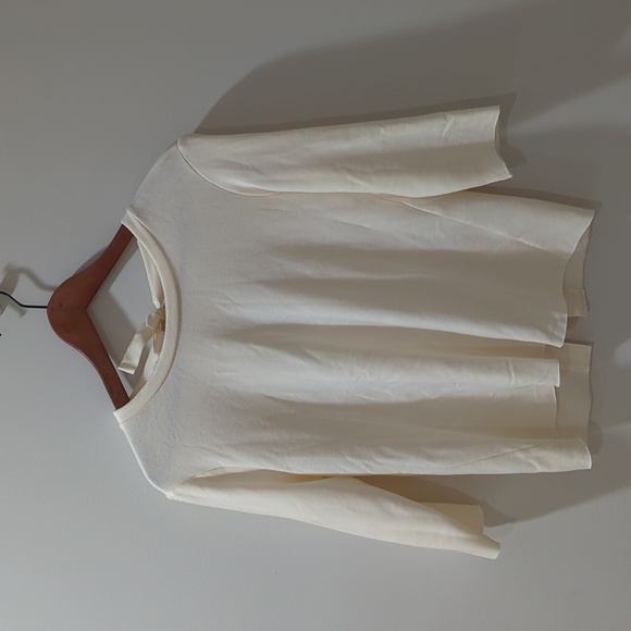 Bailey 44 Back Tie Beige Sweater Top - Picture 2 of 4